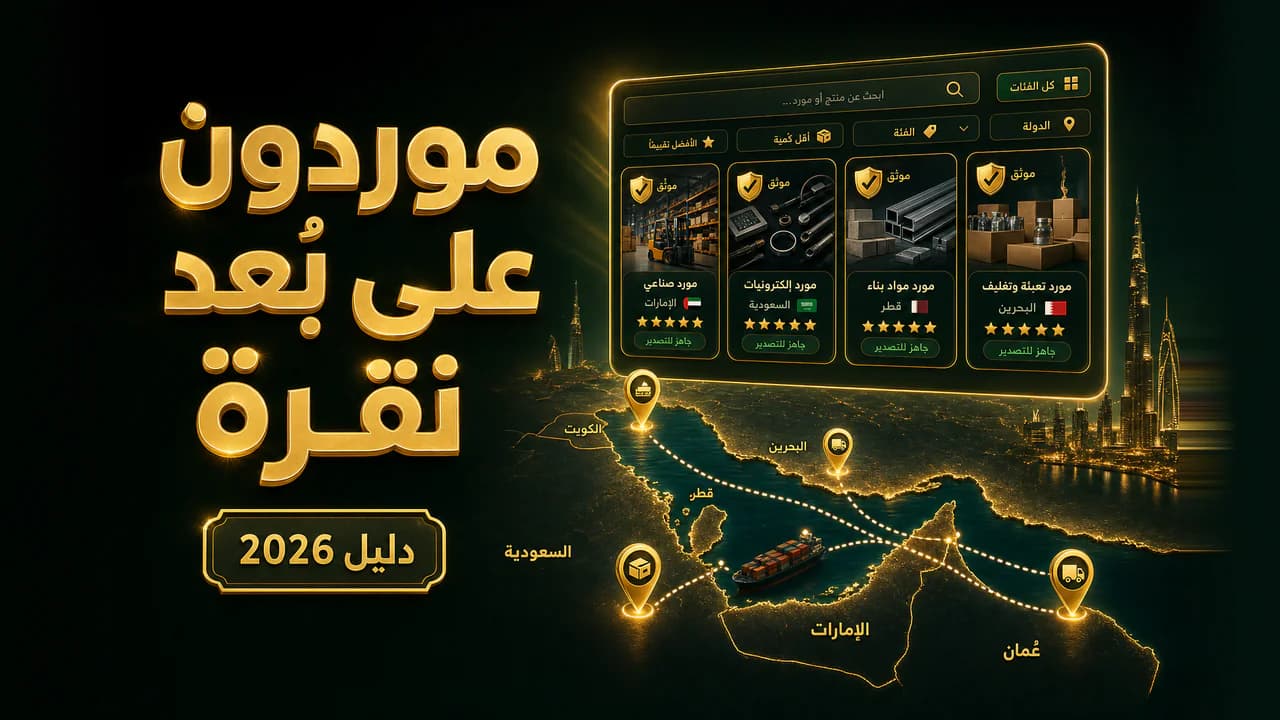 أفضل منصّات الموردين للسوق الخليجي (دليل 2026)