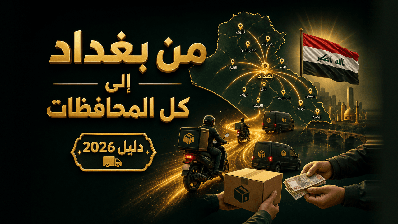 أفضل شركات التوصيل في العراق للمتاجر (معايير 2026)