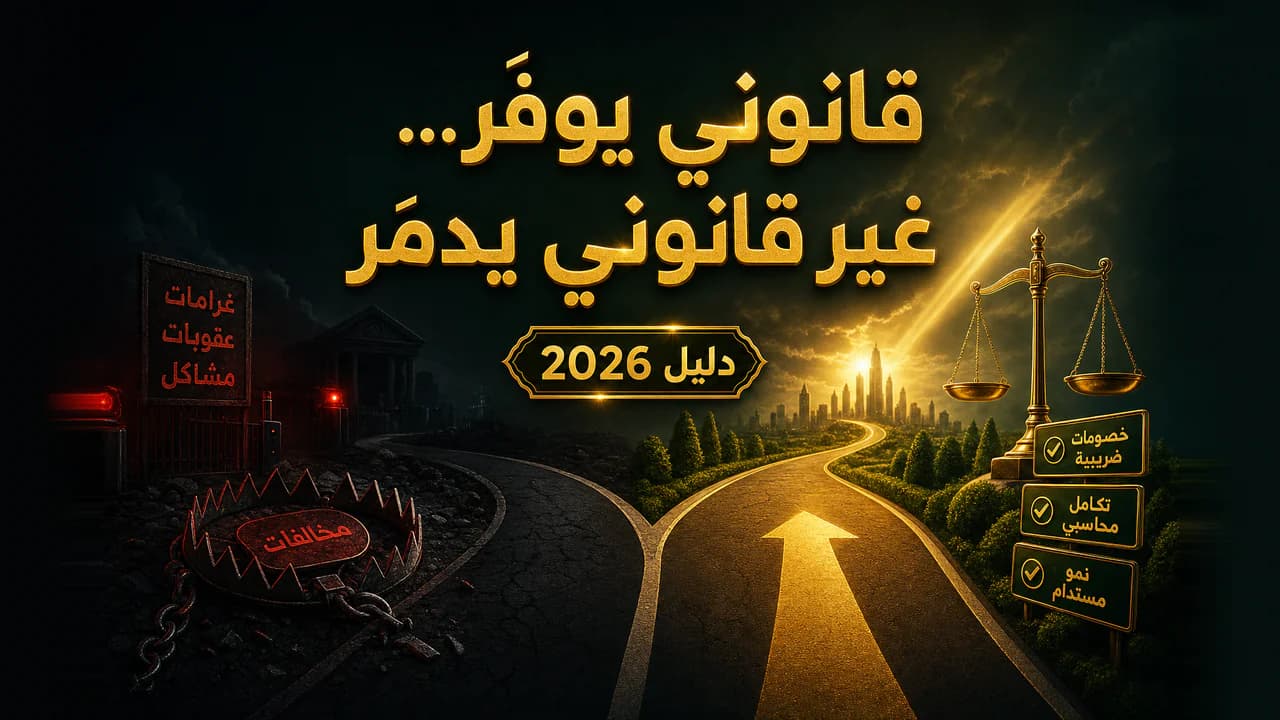 الفرق بين التهرب الضريبي والتحسين الضريبي لأصحاب المتاجر 2026