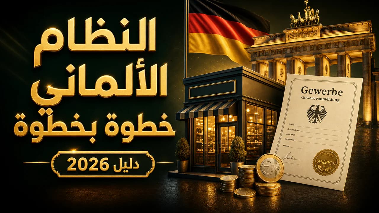 كيف أبدأ بزنس أونلاين في ألمانيا كمقيم عربي؟ 2026