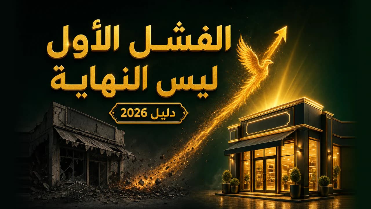 فشل متجري الأول: هل أعيد المحاولة أم أستسلم؟ 2026