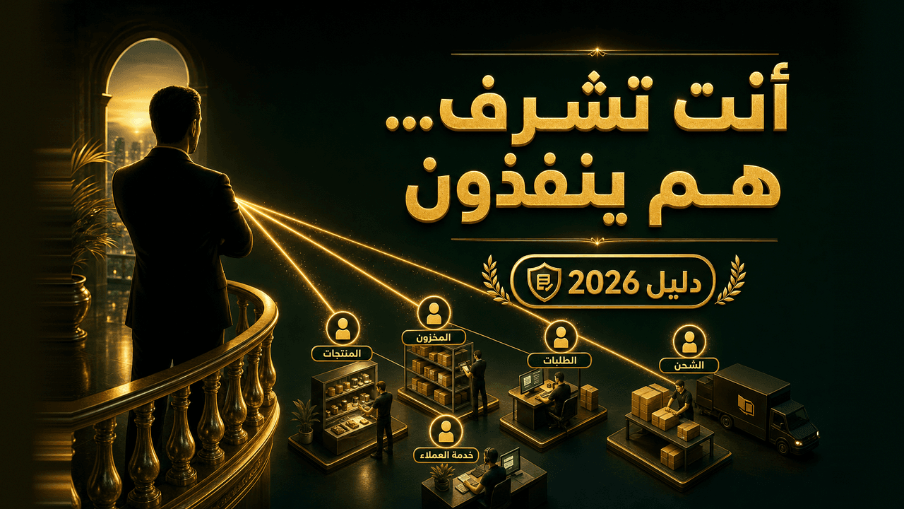 كيف أبني فريقاً يدير متجري وأنا أشرف فقط؟ 2026