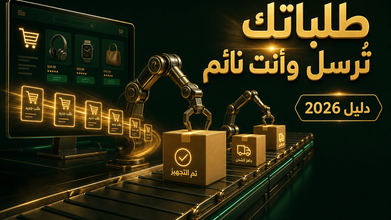 كيف أتابع طلباتي وأرسلها أوتوماتيكياً؟ 2026