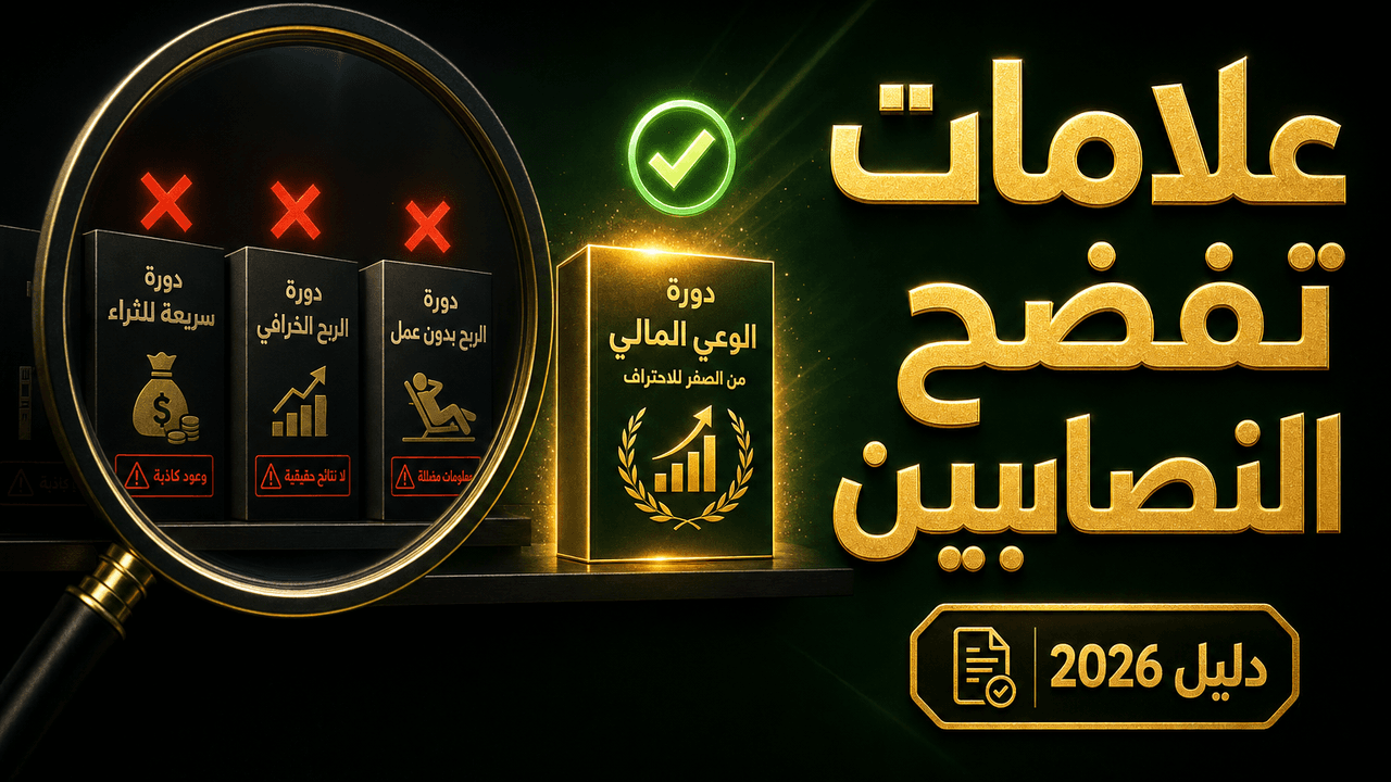 كيف تعرف الدورات النصابة من الجادة؟ علامات تكشف الاحتيال 2026