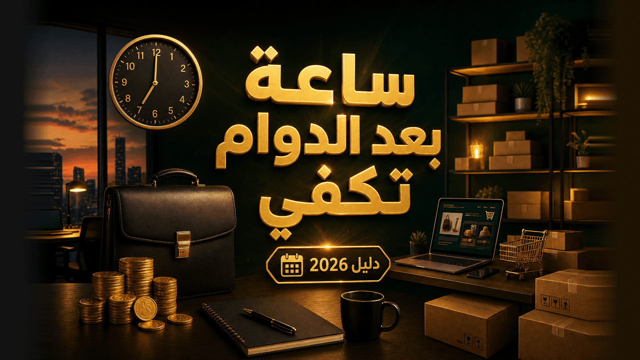 كيف يبدأ الموظف التجارة الإلكترونية بساعة إلى ساعتين يومياً؟ 2026