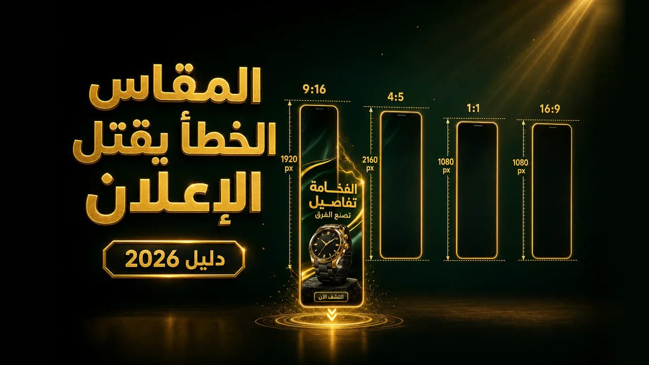 مقاسات إعلانات سناب شات الصحيحة 2026