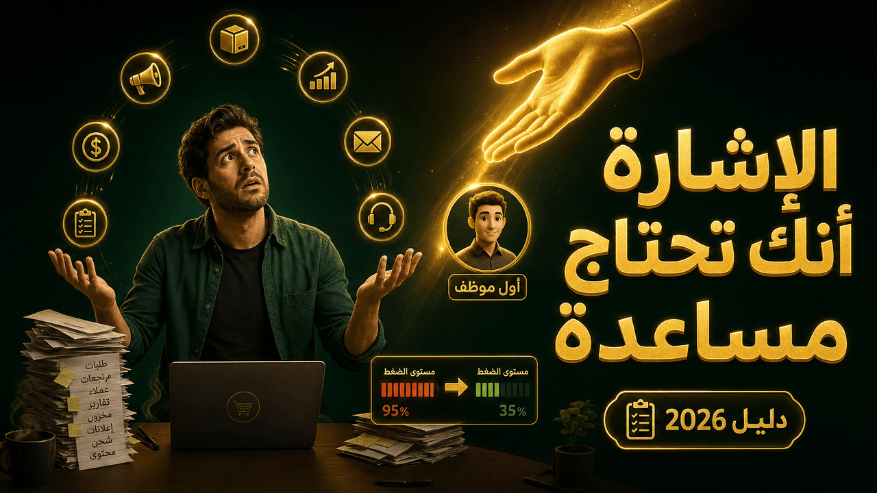 متى أوظف أول شخص في متجري الإلكتروني؟ 2026