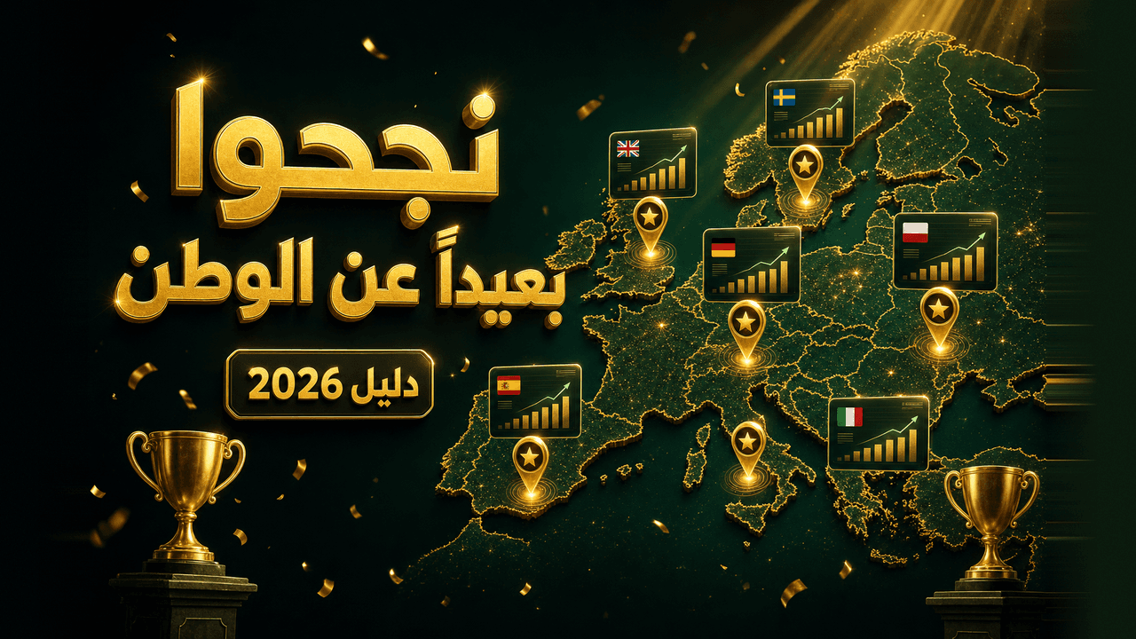 قصص عرب نجحوا في التجارة الإلكترونية من أوروبا 2026