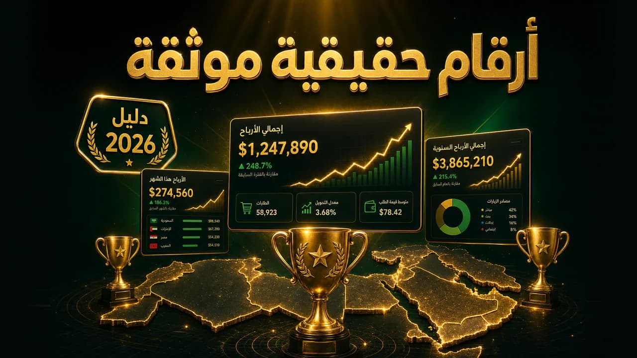 قصص نجاح عرب في التجارة الإلكترونية: أرقام حقيقية موثقة 2026