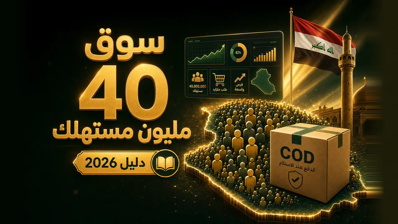 التجارة الإلكترونية في العراق: كيف تبدأ؟ (دليل 2026)