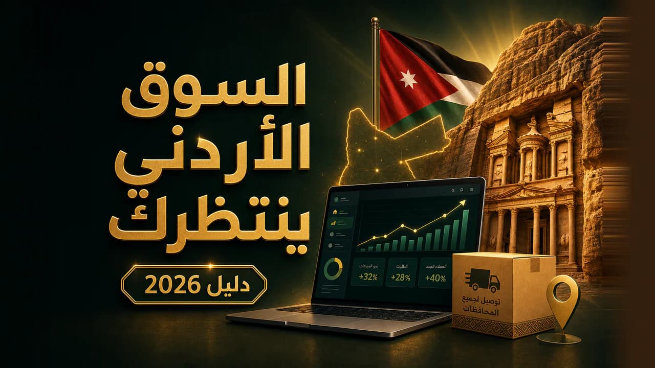 التجارة الإلكترونية في الأردن: دليل البداية (2026)